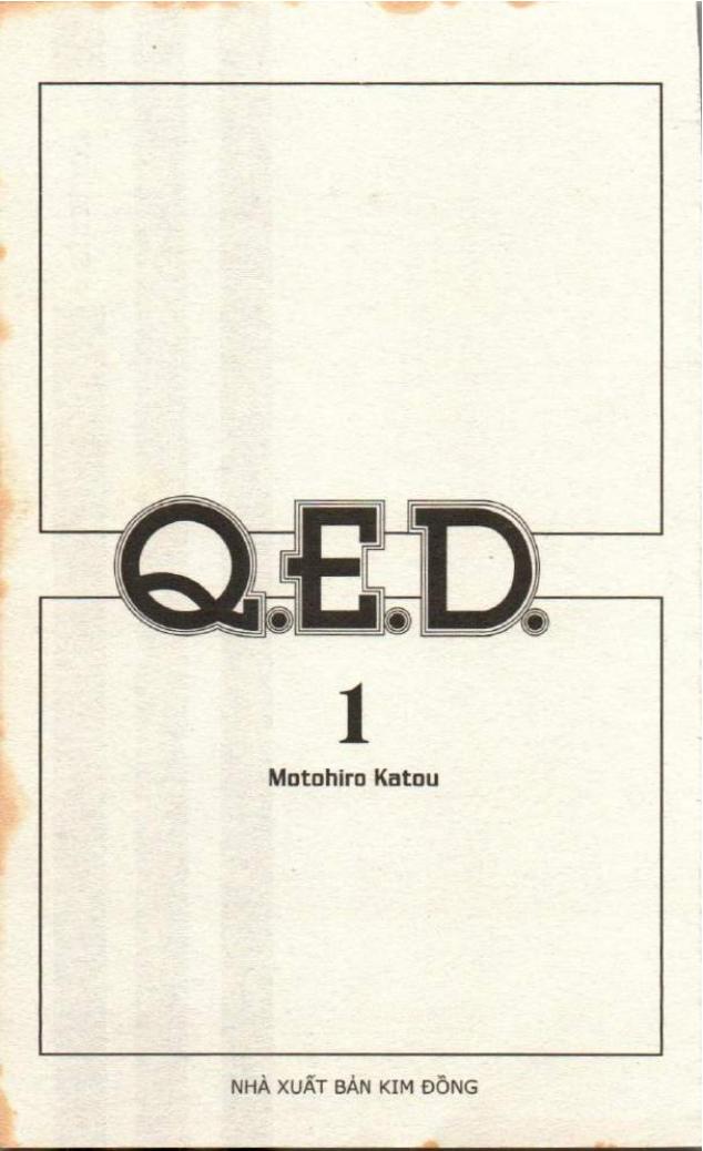 Q.e.d - Điều Phải Chứng Minh - Trang 1